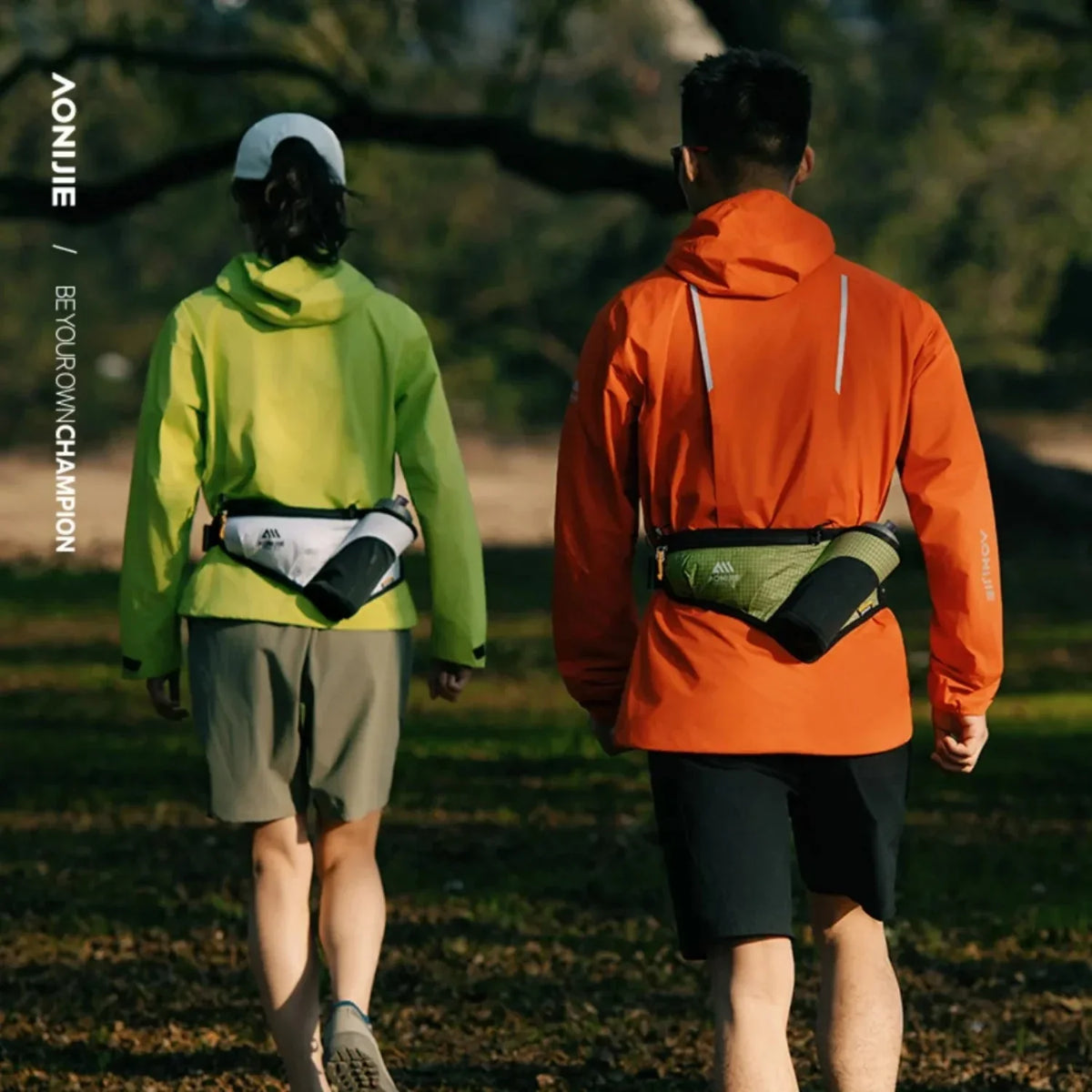 AONIJIE Waterproof Waist Bag with Bottle