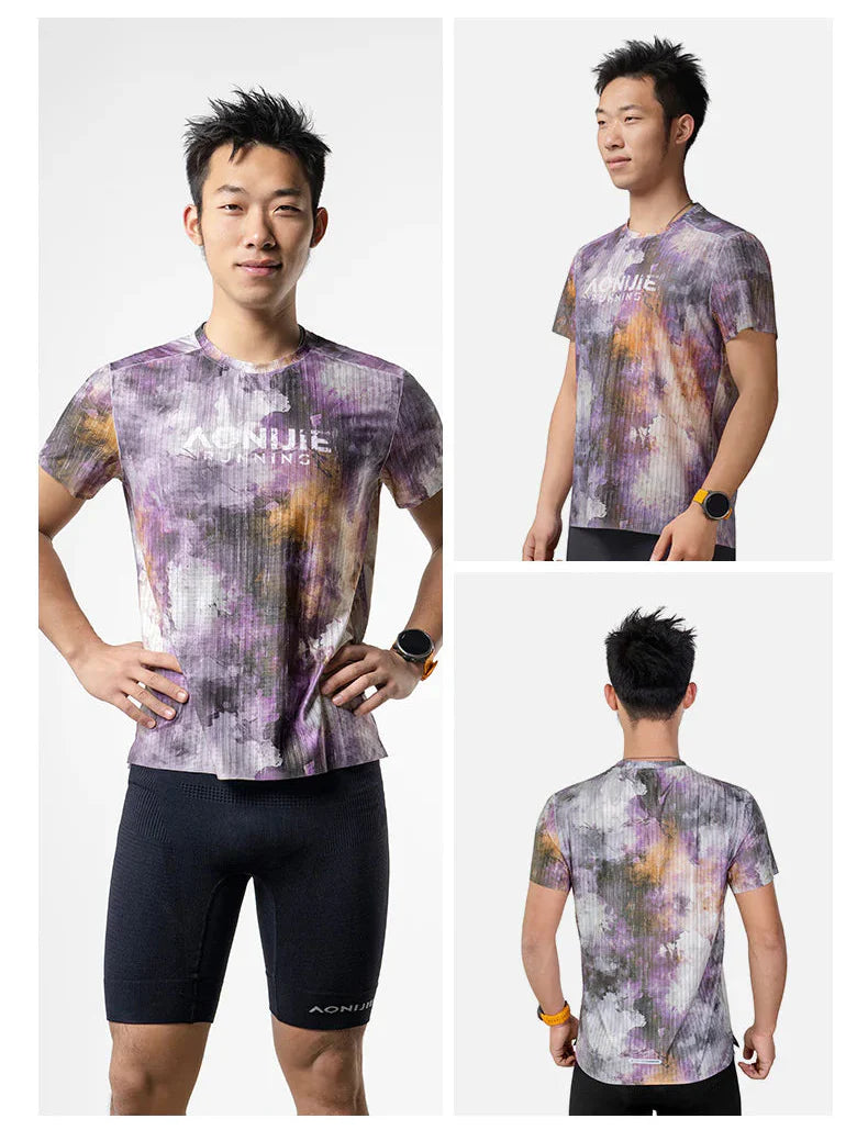 Aonijie Lightweight Mens Run Tee NEW