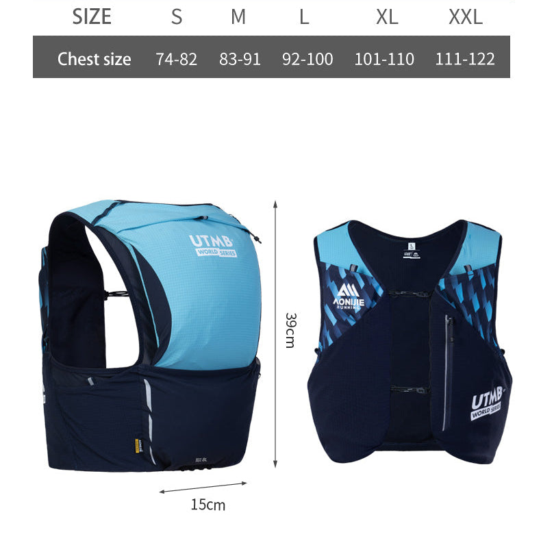 Aonijie Monte Blanc Series 8L Trail Vest w/Flasks