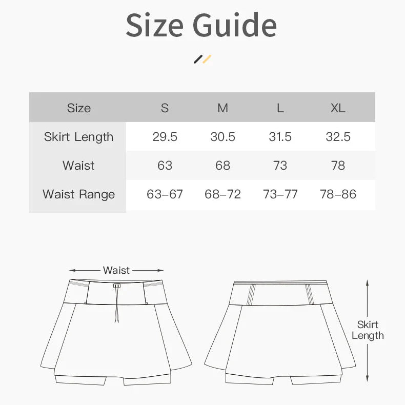 Aonijie Womens 2-n-1 Trail Running Waist Pack SKORT