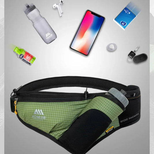 AONIJIE Waterproof Waist Bag with Bottle