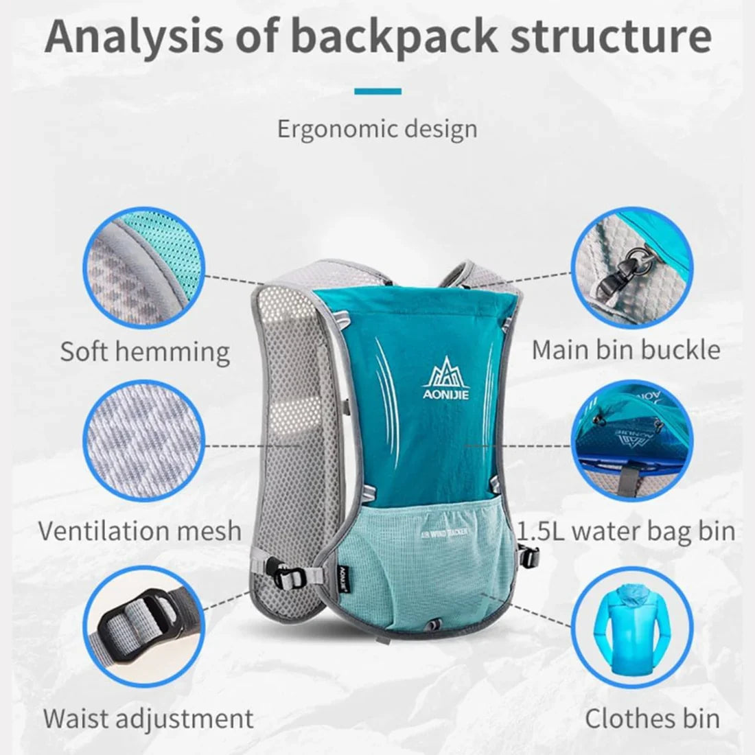 Aonijie 5L Hydration Vest E913S