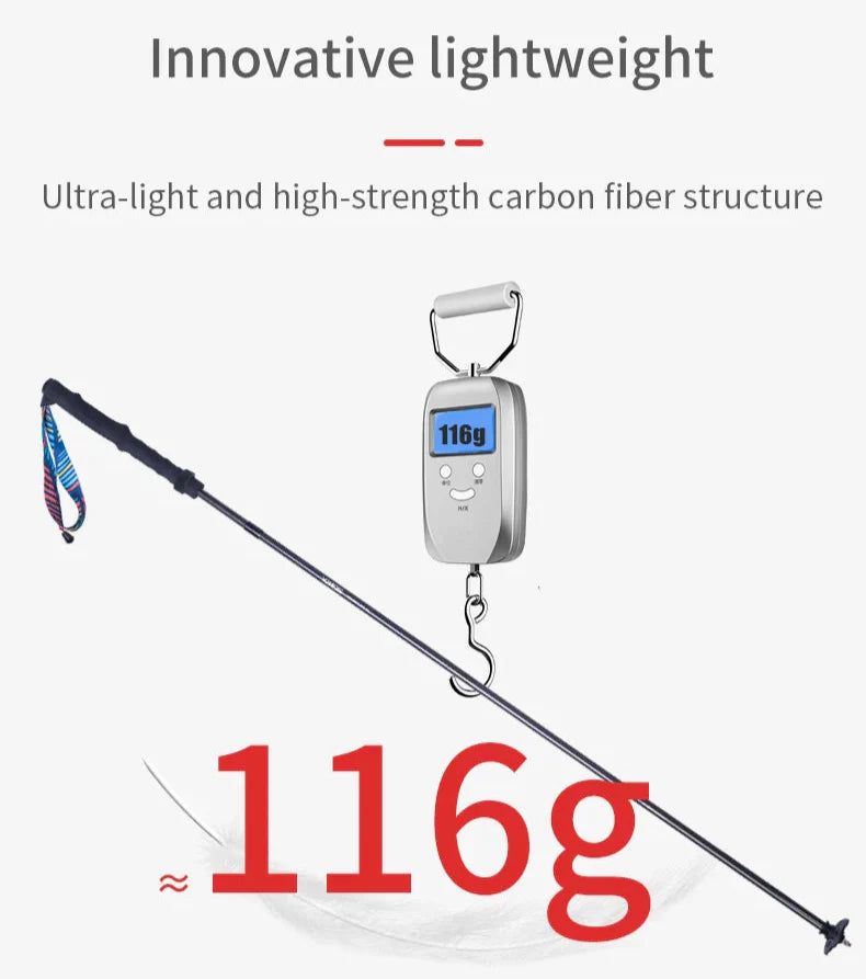 Aonijie Carbon Fiber Trail Run Poles (Black pair)