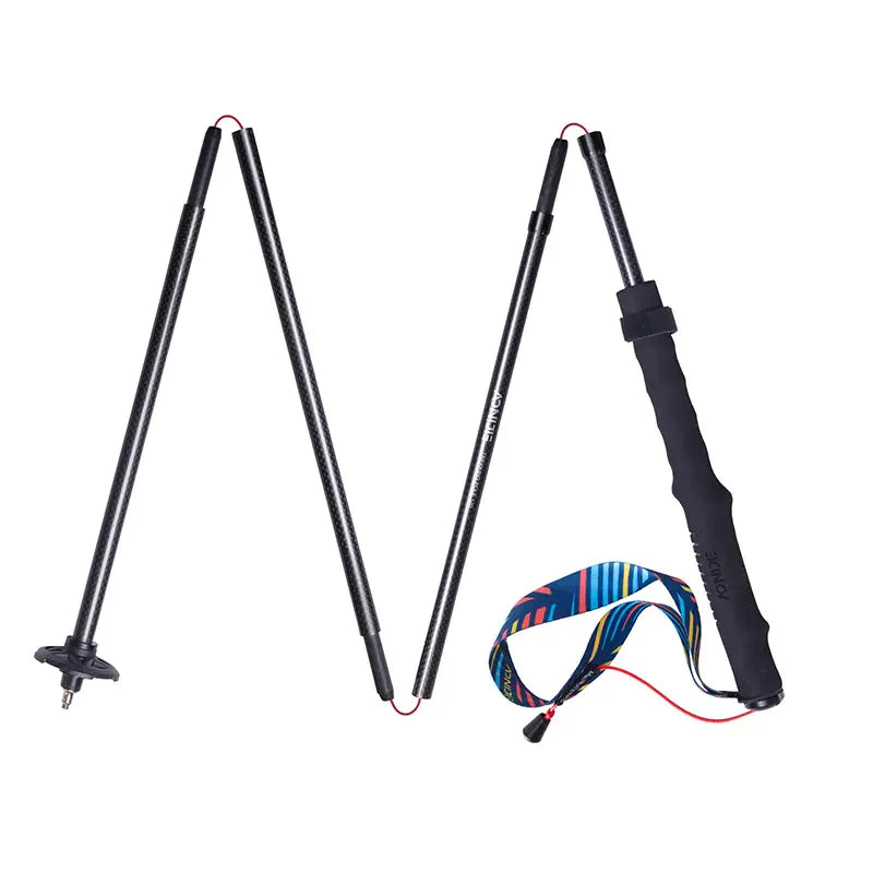 Aonijie Carbon Fiber Trail Run Poles (Black pair)