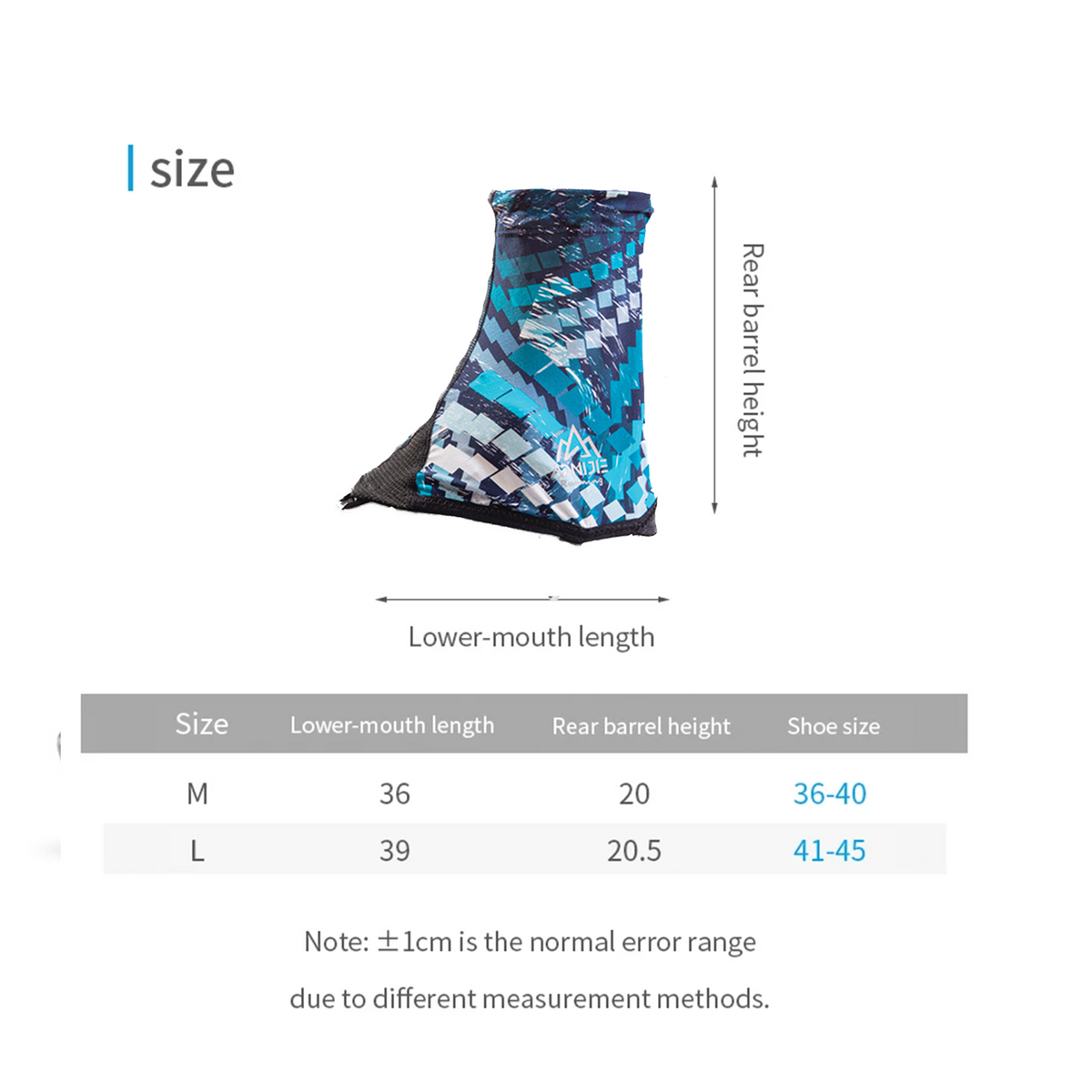 Aonijie Trail Gaiters