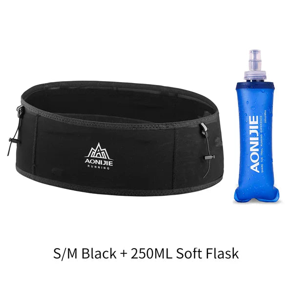 AONIJIE Running Hydration Belt with 250ml Soft Flask